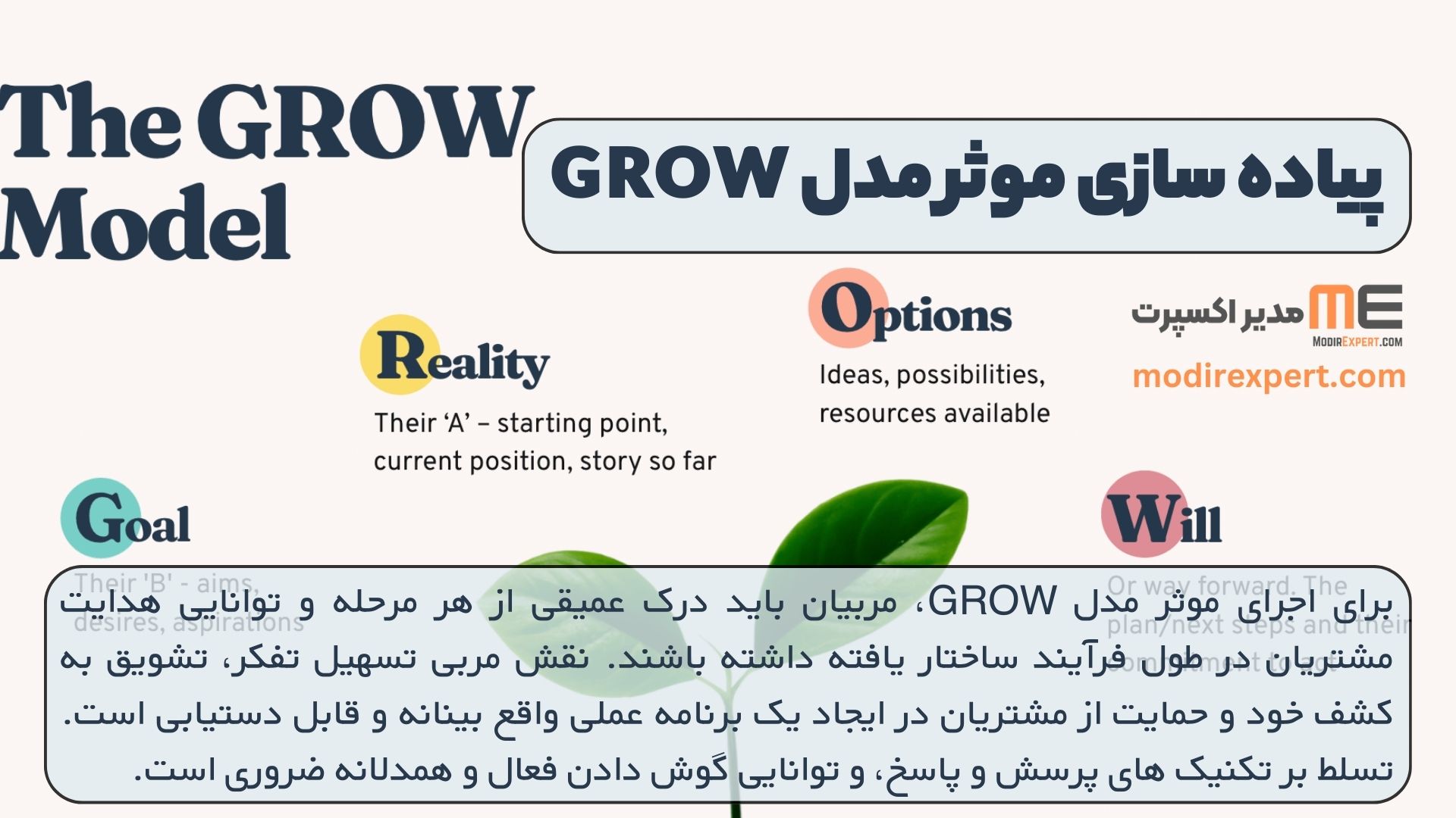 پیاده سازی موثر مدل GROW