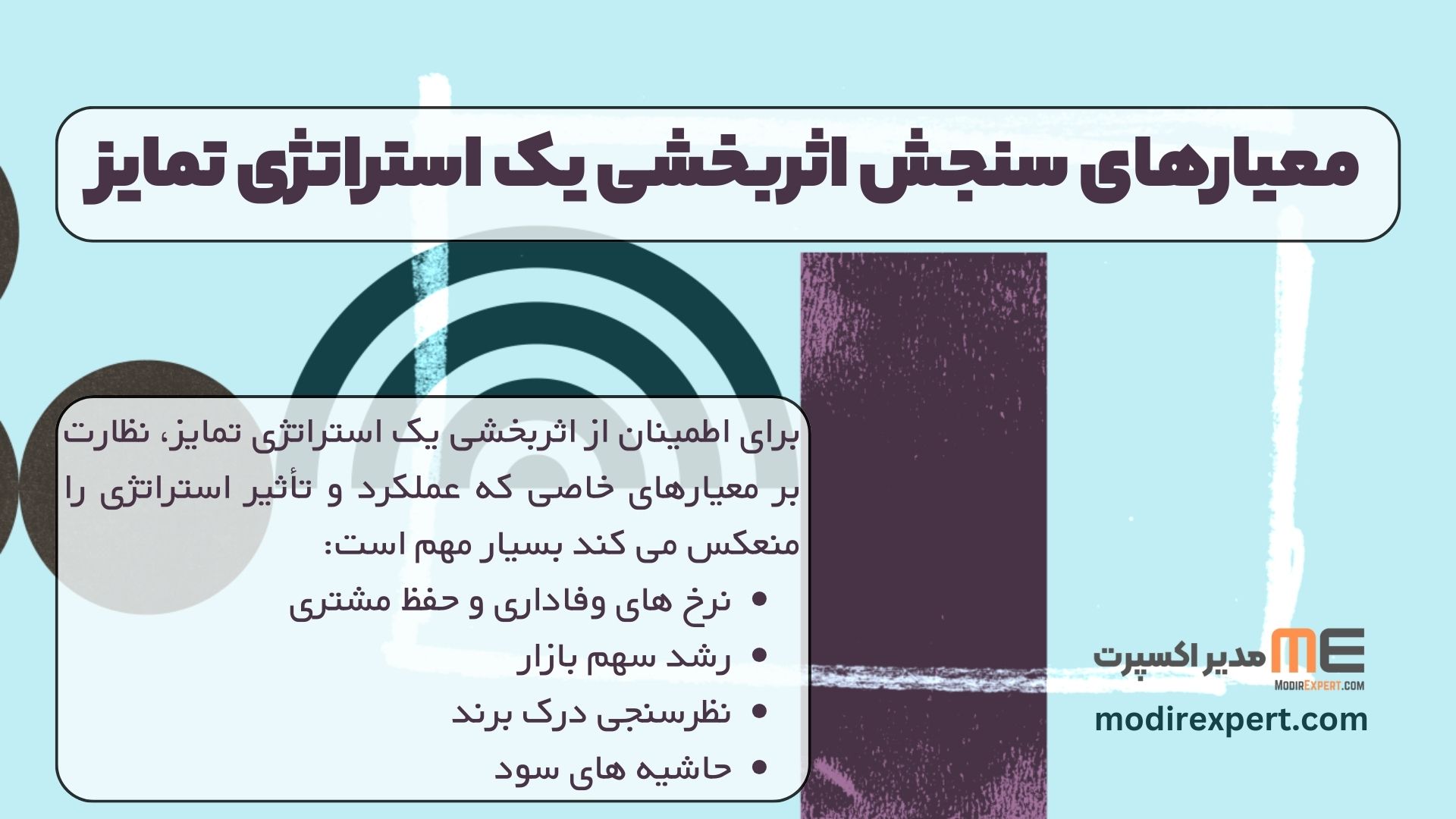 معیارهای سنجش اثربخشی یک استراتژی تمایز