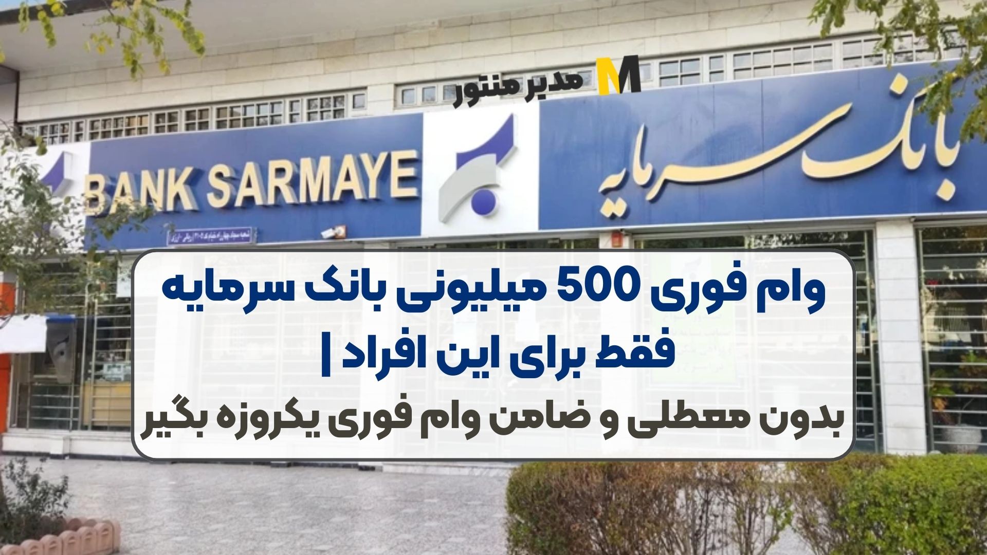 وام فوری 500 میلیونی بانک سرمایه فقط برای این افراد | بدون معطلی و ضامن وام فوری یکروزه بگیر