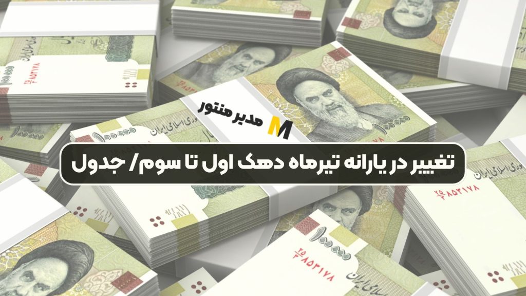 تغییر در یارانه تیرماه دهک اول تا سوم/ جدول