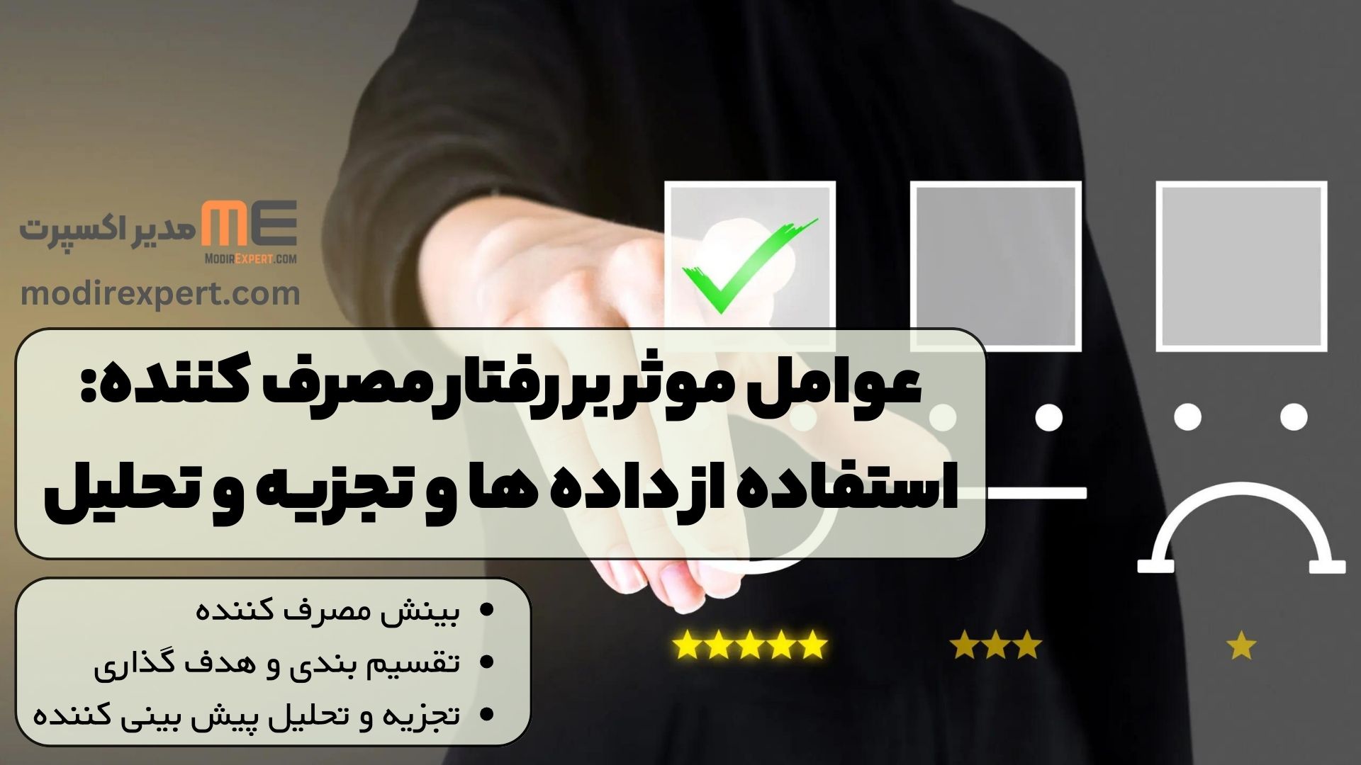 عوامل موثر بر رفتار مصرف کننده: استفاده از داده ها و تجزیه و تحلیل