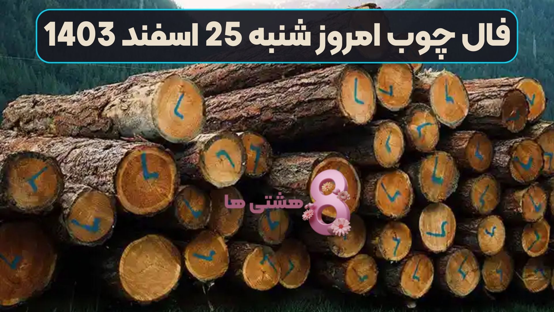 فال چوب امروز شنبه 25 اسفند 1403
