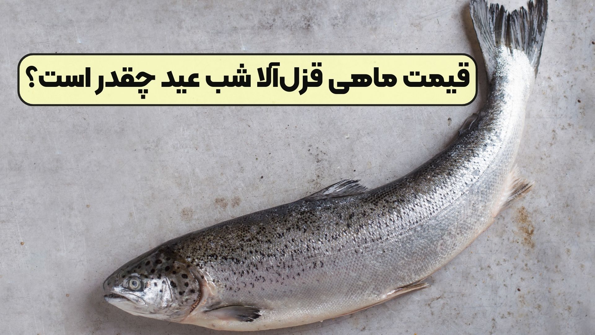 قیمت ماهی قزل‌آلا شب عید چقدر است؟