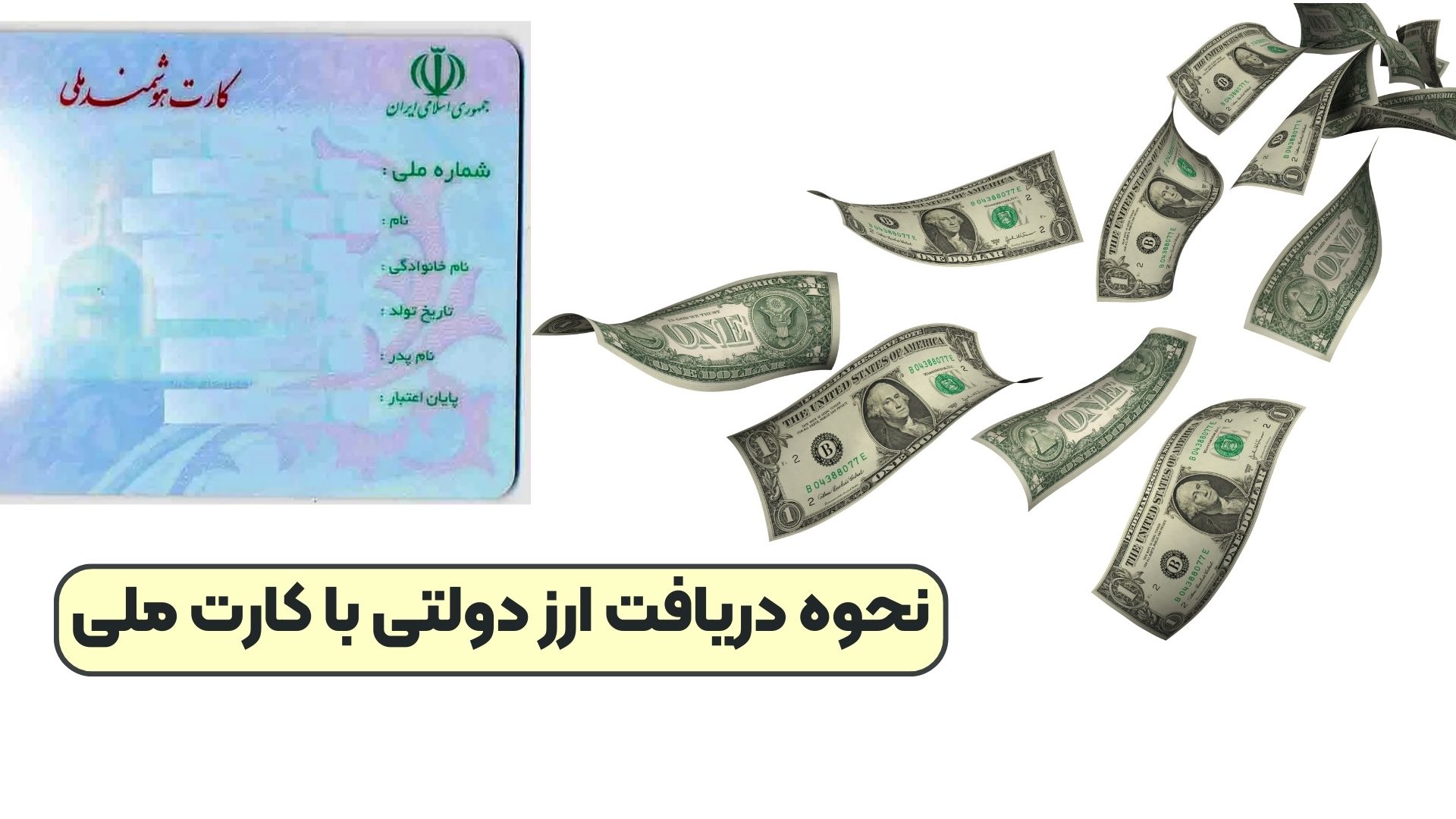 نحوه دریافت ارز دولتی با کارت ملی